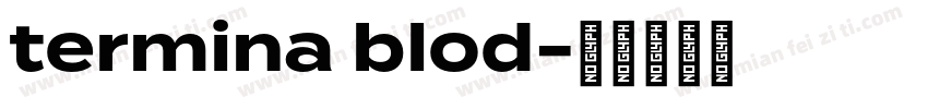 termina blod字体转换